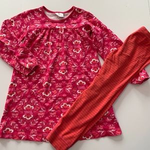 Hanna Andersson 120 Orange & Pink Playdress Set